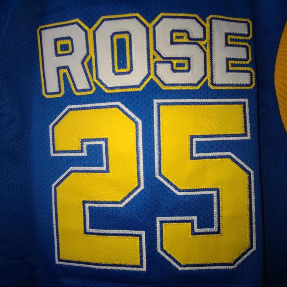 Derrick Rose Simeon Career Academy High School Basketball Jersey - Size Medium - Picture 3 of 5